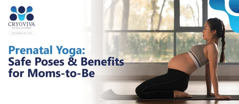 Pregnant woman practicing safe prenatal yoga poses for relaxation and health benefits